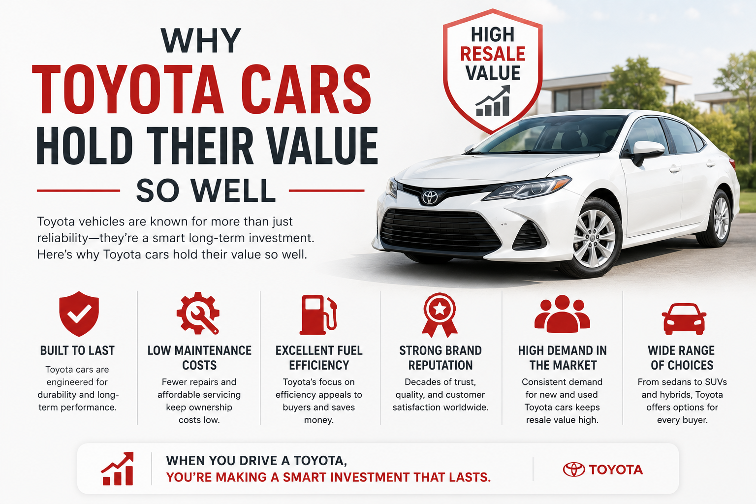 Why Toyota Cars Hold Their Value So Well