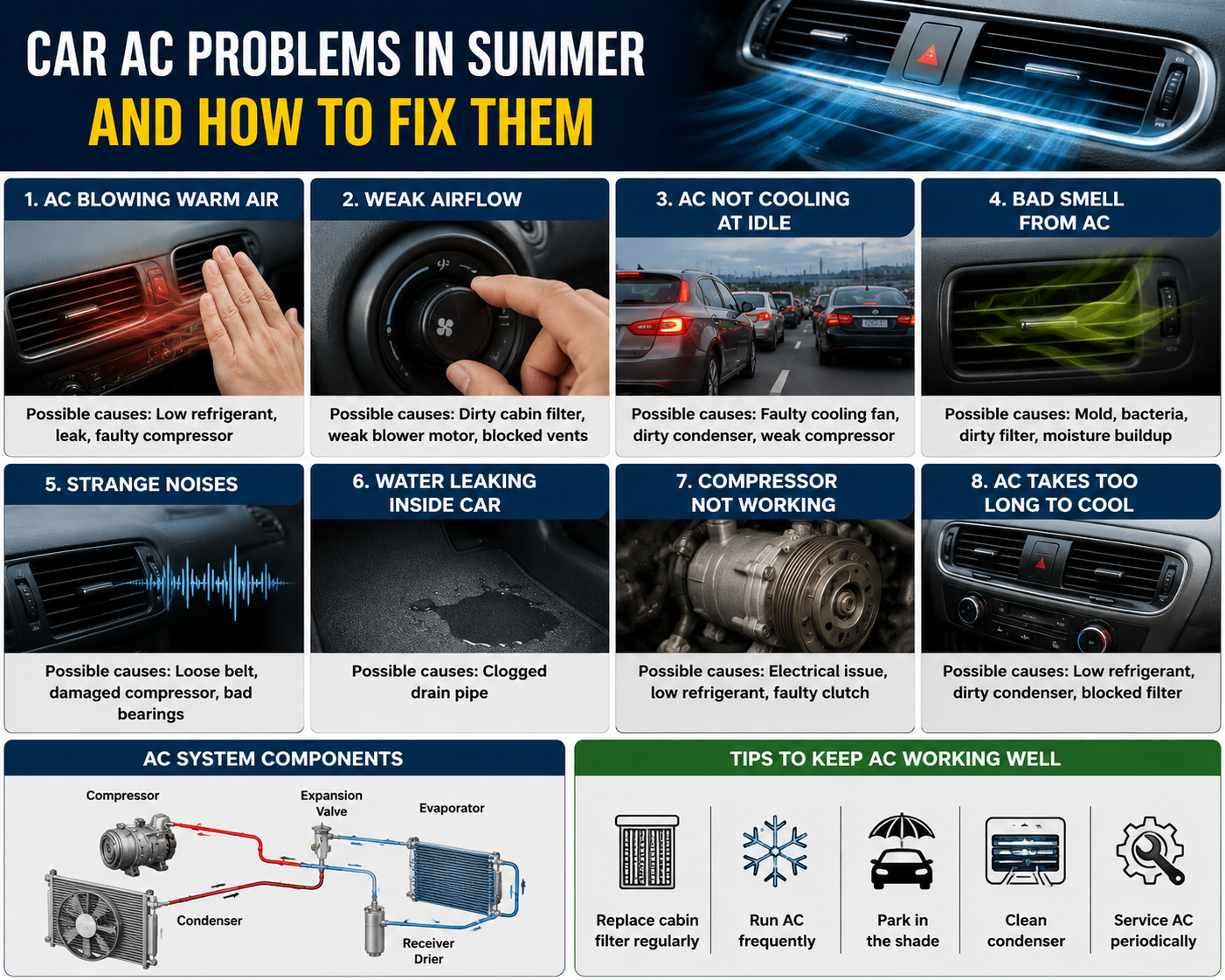 Summer Car AC Problems? Here’s How to Fix Them Fast