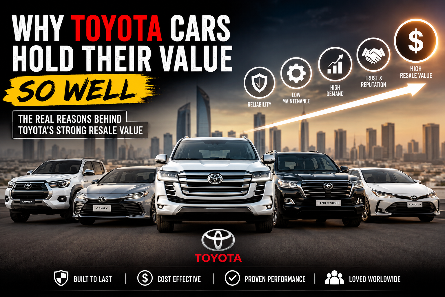Why Toyota Cars Hold Their Value So Well